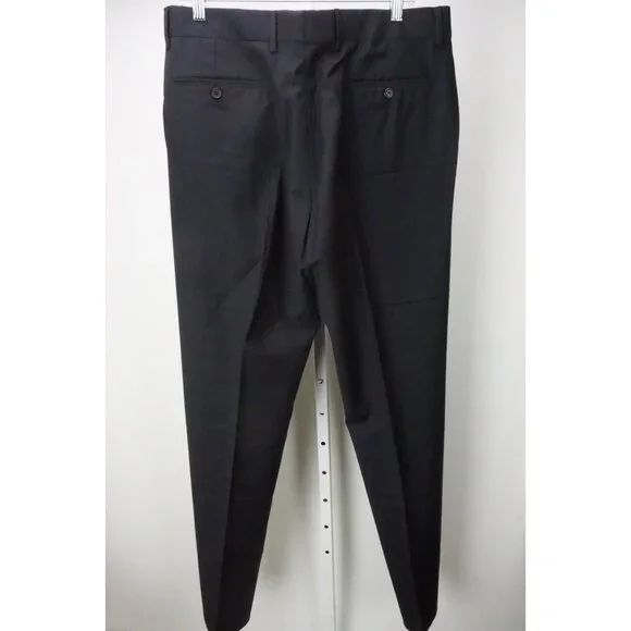Yves Saint Laurent Dark Blue Wool Mens Pants Trousers Sz 52 EU NEW